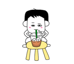 The man who folls out.His name is Pon. sticker #7520318