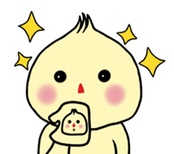 Small basket parcel sticker #7520992