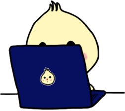 Small basket parcel sticker #7521001