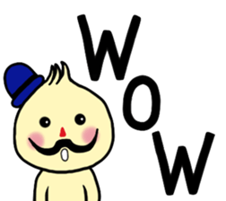 Small basket parcel sticker #7521003