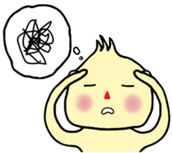 Small basket parcel sticker #7521012