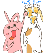 non stop rabbit (English) sticker #7521051