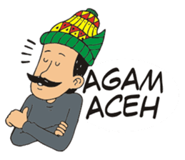 I love Aceh sticker #7521468