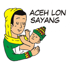 I love Aceh sticker #7521494