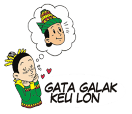 I love Aceh sticker #7521499