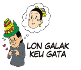 I love Aceh sticker #7521500