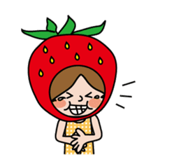 Little Red Riding Strawberry Hood sticker #7521524
