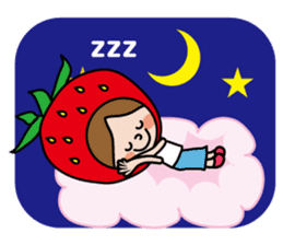 Little Red Riding Strawberry Hood sticker #7521528