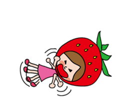Little Red Riding Strawberry Hood sticker #7521529