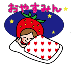 Little Red Riding Strawberry Hood sticker #7521539