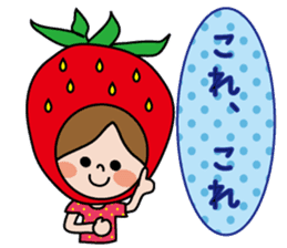 Little Red Riding Strawberry Hood sticker #7521540