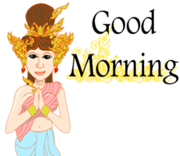 Lai Kanok Cartoon thai V.original sticker #7521548