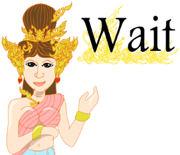 Lai Kanok Cartoon thai V.original sticker #7521553