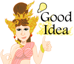 Lai Kanok Cartoon thai V.original sticker #7521558