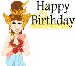 Lai Kanok Cartoon thai V.original sticker #7521560