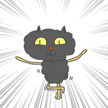 Of black cat Tango sticker #7521988