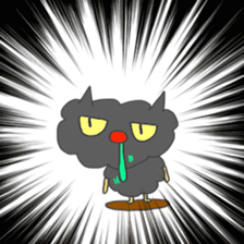 Of black cat Tango sticker #7521989