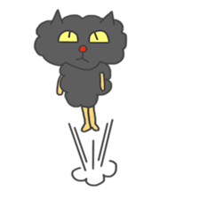 Of black cat Tango sticker #7521994