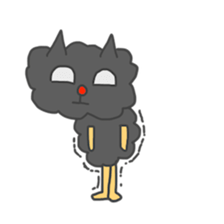 Of black cat Tango sticker #7521995