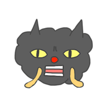 Of black cat Tango sticker #7522000