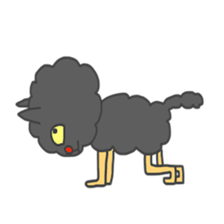 Of black cat Tango sticker #7522003