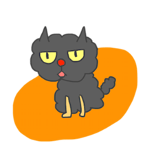 Of black cat Tango sticker #7522008