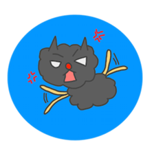 Of black cat Tango sticker #7522013