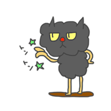 Of black cat Tango sticker #7522015