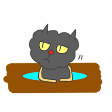 Of black cat Tango sticker #7522017