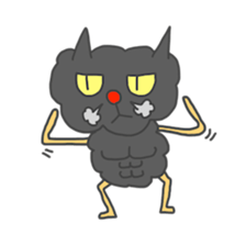 Of black cat Tango sticker #7522018