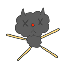 Of black cat Tango sticker #7522022