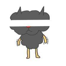 Of black cat Tango sticker #7522026