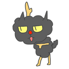 Of black cat Tango sticker #7522027