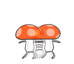 mushroom everyday(eng) sticker #7522290
