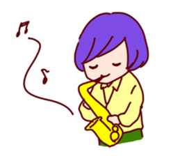 Everyone of brass band 2 sticker #7522735