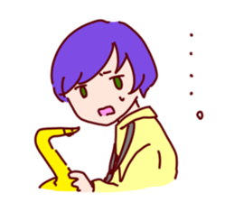 Everyone of brass band 2 sticker #7522741