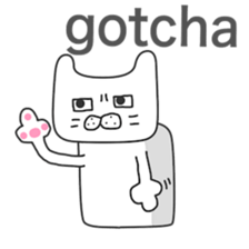 Lovers of white cat sticker #7522991