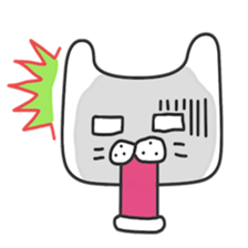 Lovers of white cat sticker #7523001