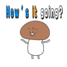 Parent-child mushroom sticker #7523029