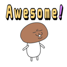 Parent-child mushroom sticker #7523030