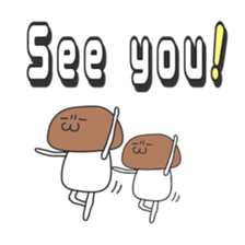 Parent-child mushroom sticker #7523034