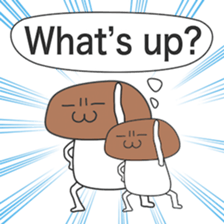 Parent-child mushroom sticker #7523035