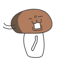 Parent-child mushroom sticker #7523036