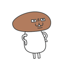 Parent-child mushroom sticker #7523038