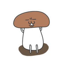 Parent-child mushroom sticker #7523039