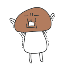 Parent-child mushroom sticker #7523045