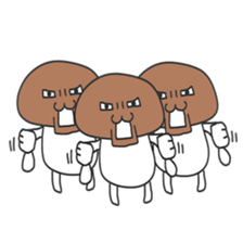 Parent-child mushroom sticker #7523054