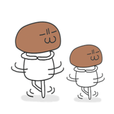 Parent-child mushroom sticker #7523058