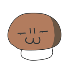 Parent-child mushroom sticker #7523060
