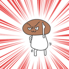 Parent-child mushroom sticker #7523065